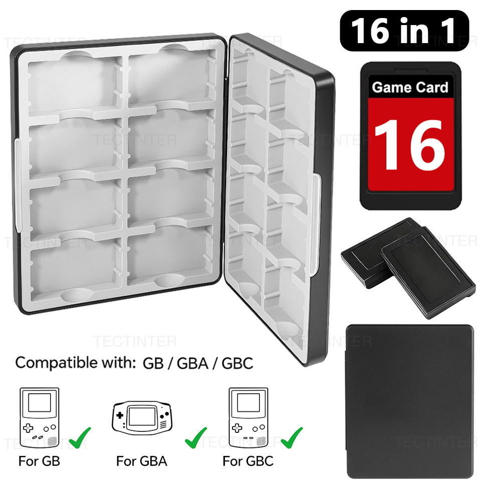 Gaming Accessories Box - GB/GBA/GBC 보이 어드밴스용 휴대용 16 in
