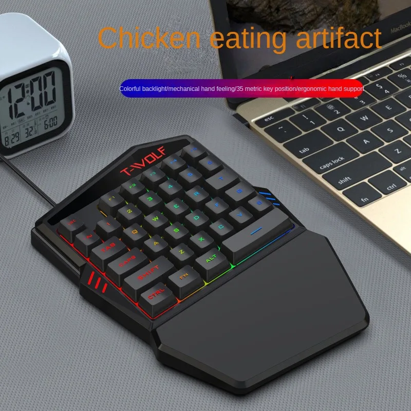 T-WOLF TF900 한 손으로 키보드 왕좌 세트 모 - Gaming Hand Accessories 리뷰 및 가격