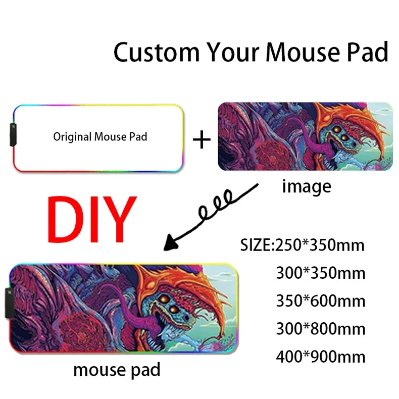 DIY 맞춤형 RGB 마우스 패드 대형 애니메이션 로고 - Gaming Accessories Logo 리뷰 및 가격
