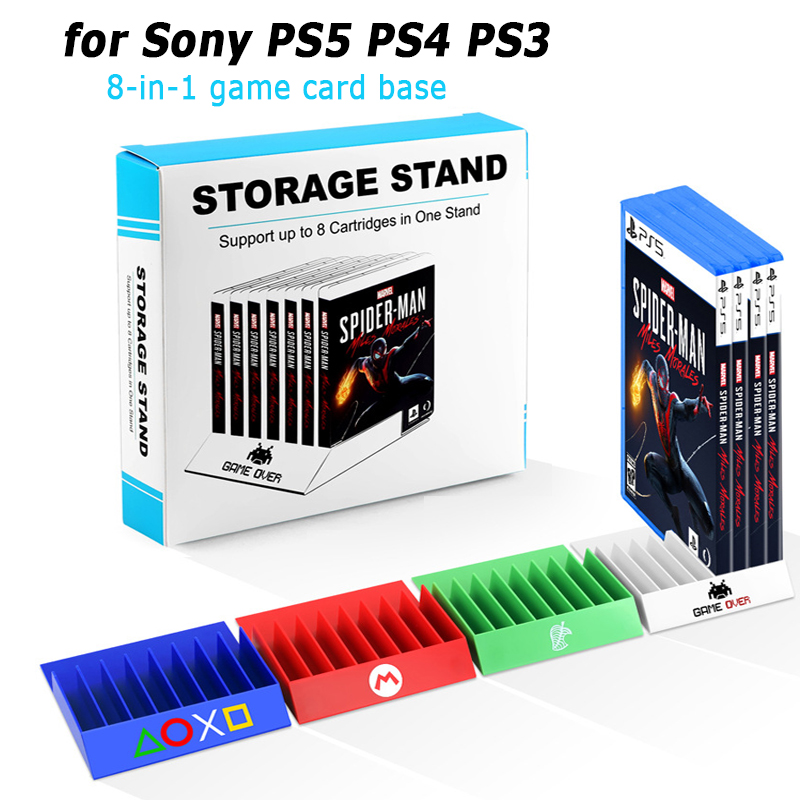 PS5 게임 카드 베이스 브래킷 8-in-1, PS4  - Gaming Accessories Box 리뷰 및 가격