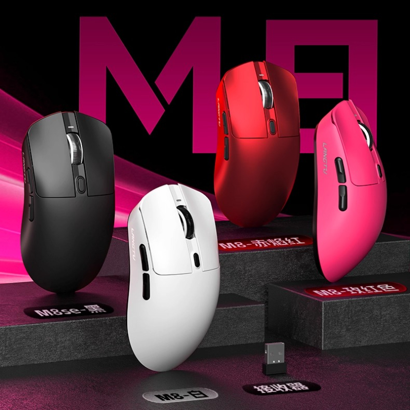 Langtu 무선 마우스 M8 세 가지 모드 경량 빅핸 - Gaming Hand Accessories 리뷰 및 가격