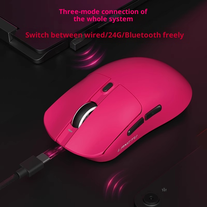 Langtu 무선 마우스 M8 세 가지 모드 경량 빅핸 - Gaming Hand Accessories 리뷰 및 가격