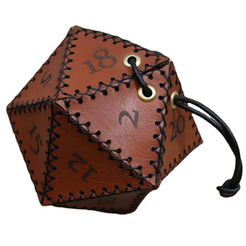 가죽 D20 주사위 가방 다각형 보관 상자 강화된 조임 - Gaming Accessories Gift Ideas 리뷰 및 가격