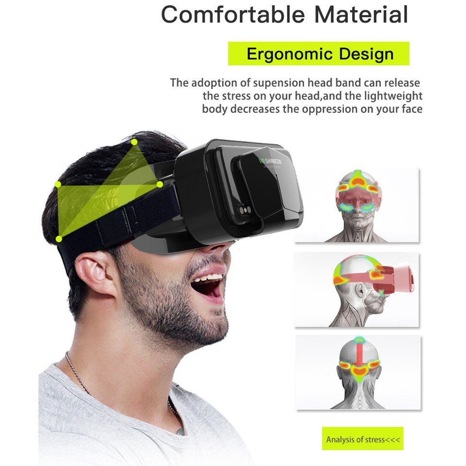 샤인콘 VR 안경 3D 헤드셋 가상 현실 장치 헬멧 비 - Gaming Accessories For 8 Year Old 리뷰 및 가격