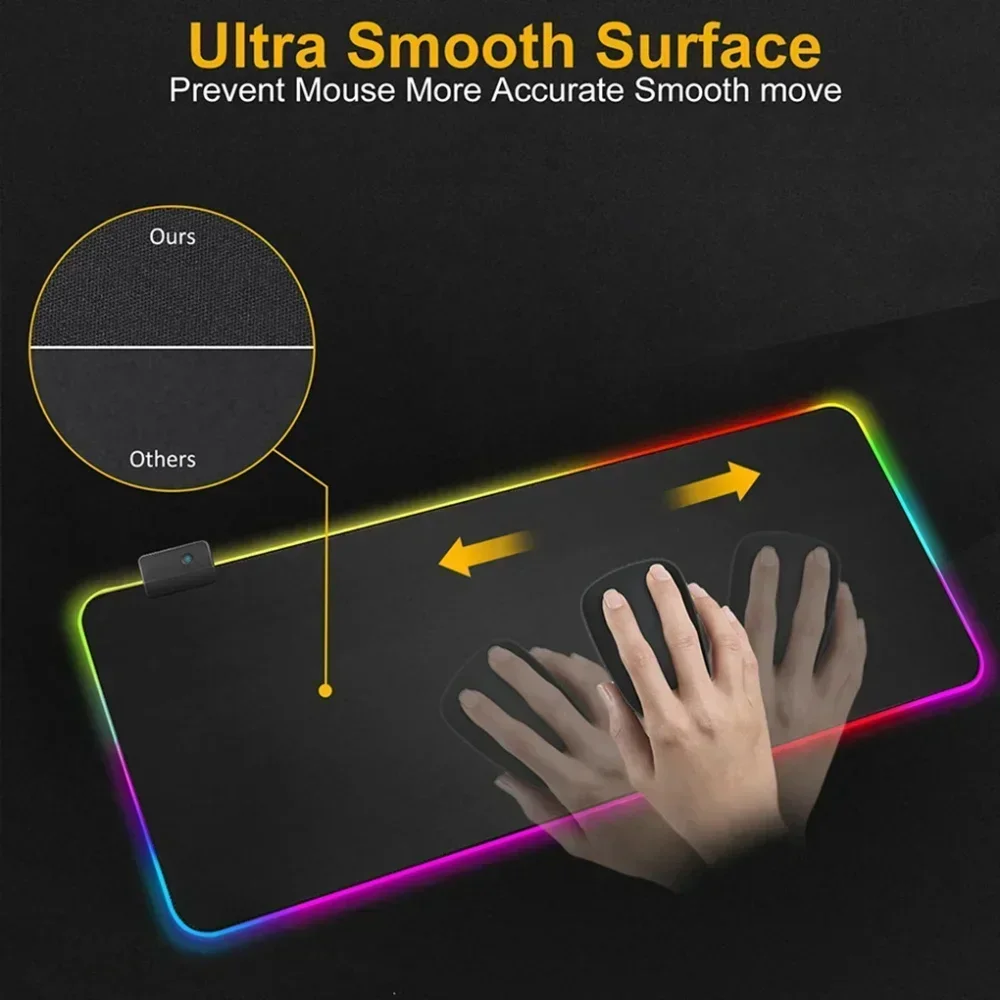 사진 DIY 맞춤형 다양한 크기 RGB 마우스 패드 애 - Gaming Accessories Logo 리뷰 및 가격