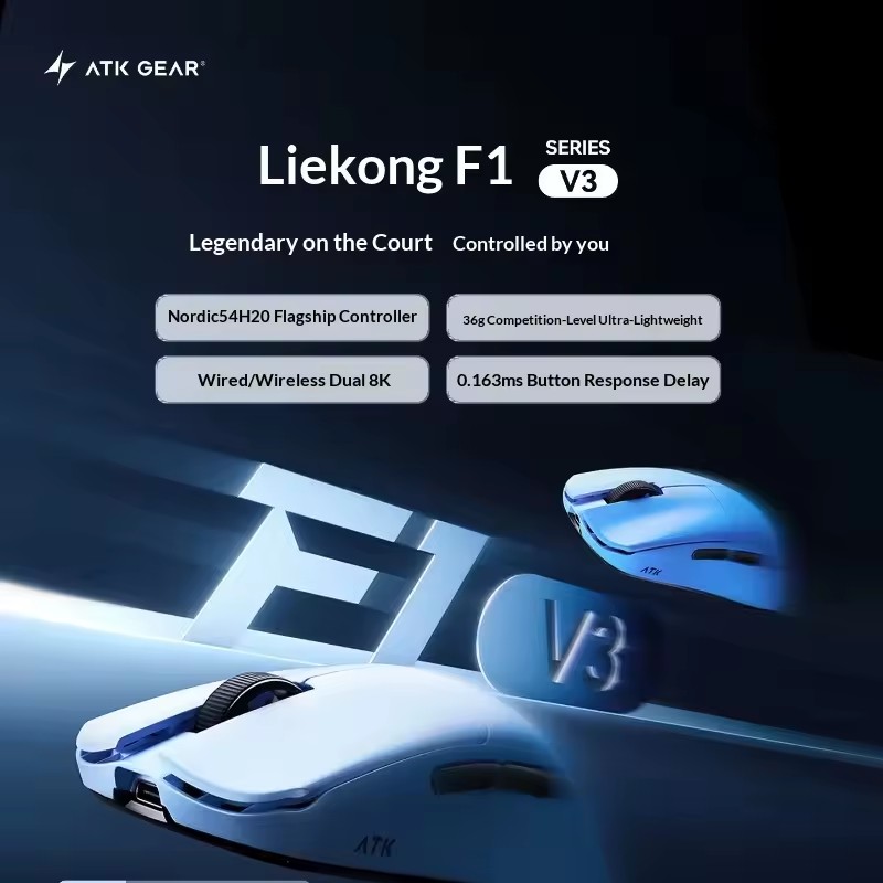 ATK F1 V2/V3 트라이 모드 무선 마우스 PAW - Gaming Accessories 리뷰 및 가격
