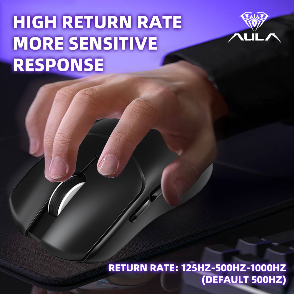 AULA SC580X 무선 마우스 트라이 모드 충전식  - Gaming Hand Accessories 리뷰 및 가격