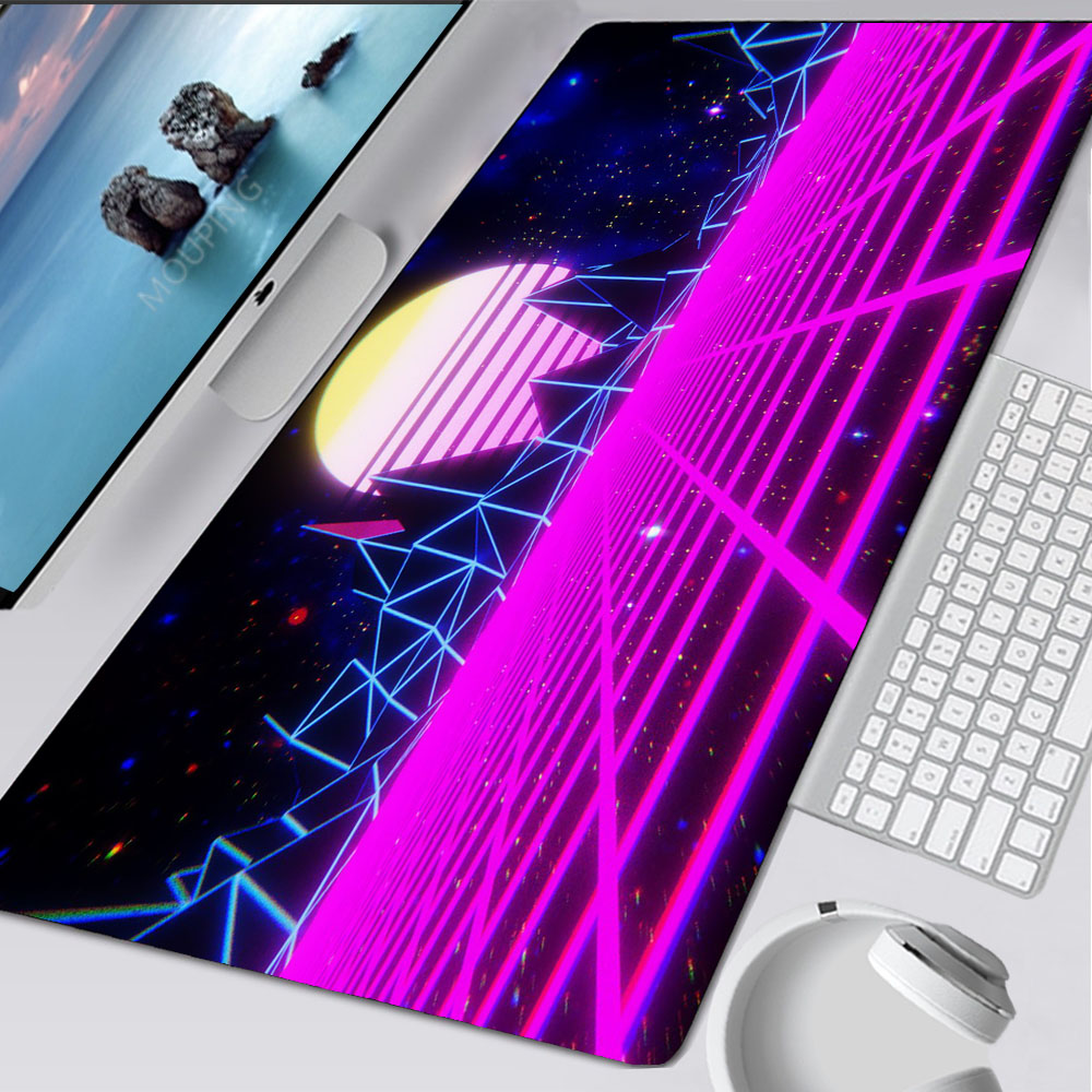 Vaporwave Mousepad Retrowave/s - Gaming Accessories For Table 리뷰 및 가격
