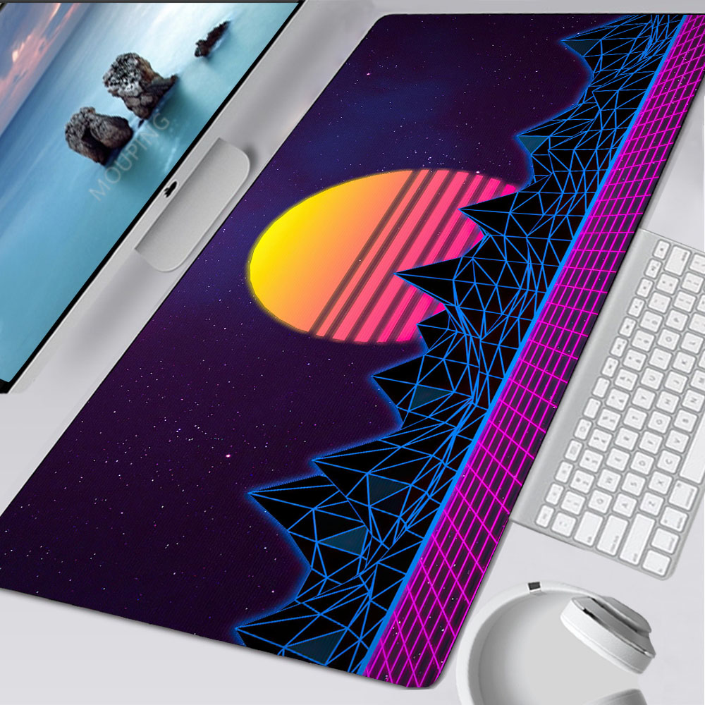 Vaporwave Mousepad Retrowave/s - Gaming Accessories For Table 리뷰 및 가격