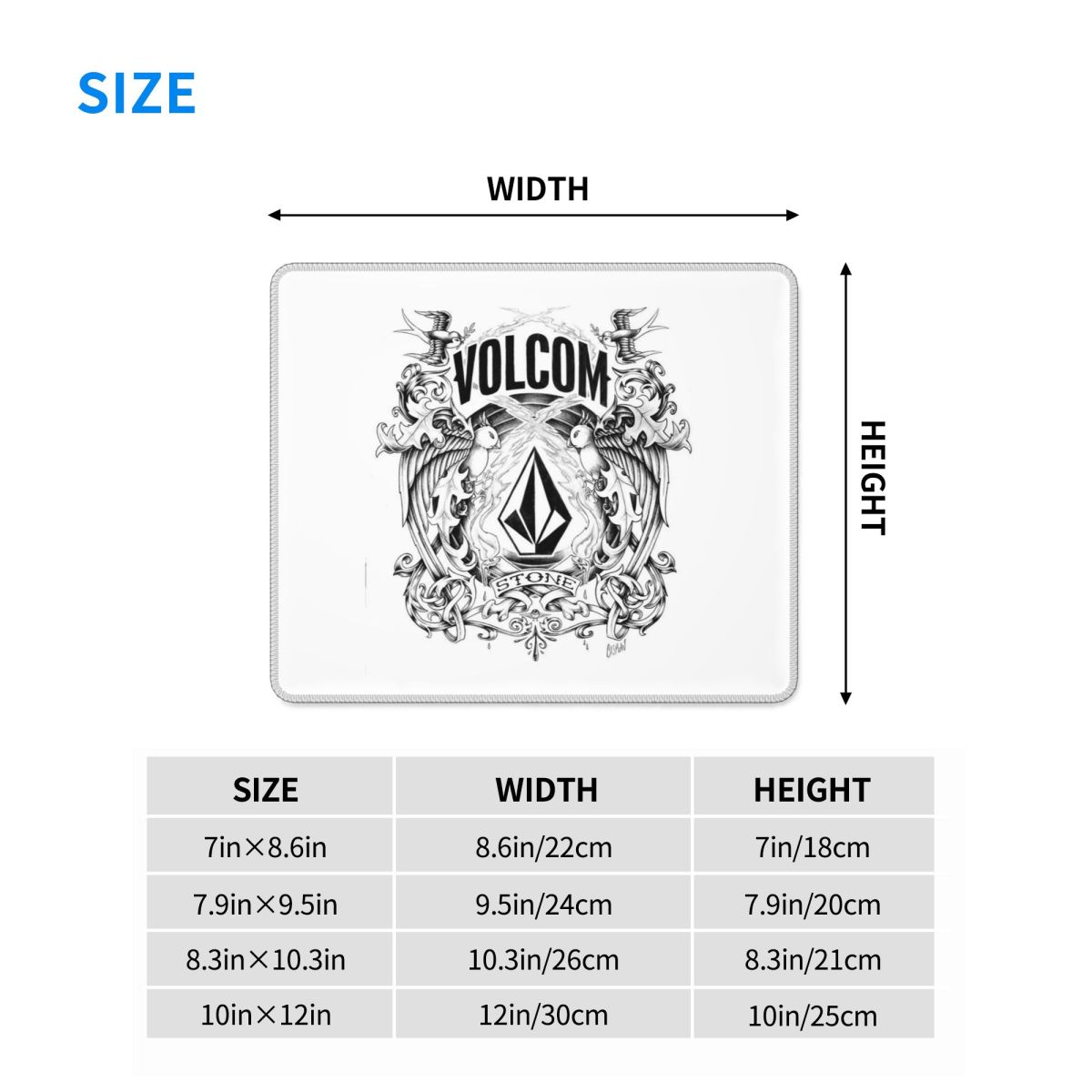 V-Volcom 로고 멀티 사이즈 마우스 패드 컴퓨터  - Gaming Accessories Logo 리뷰 및 가격