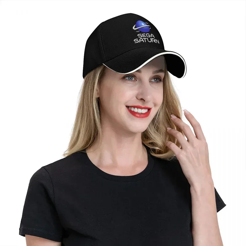 새로운 SEGA SATURN 로고 야구 모자 블랙 블루 - Gaming Accessories Logo 리뷰 및 가격